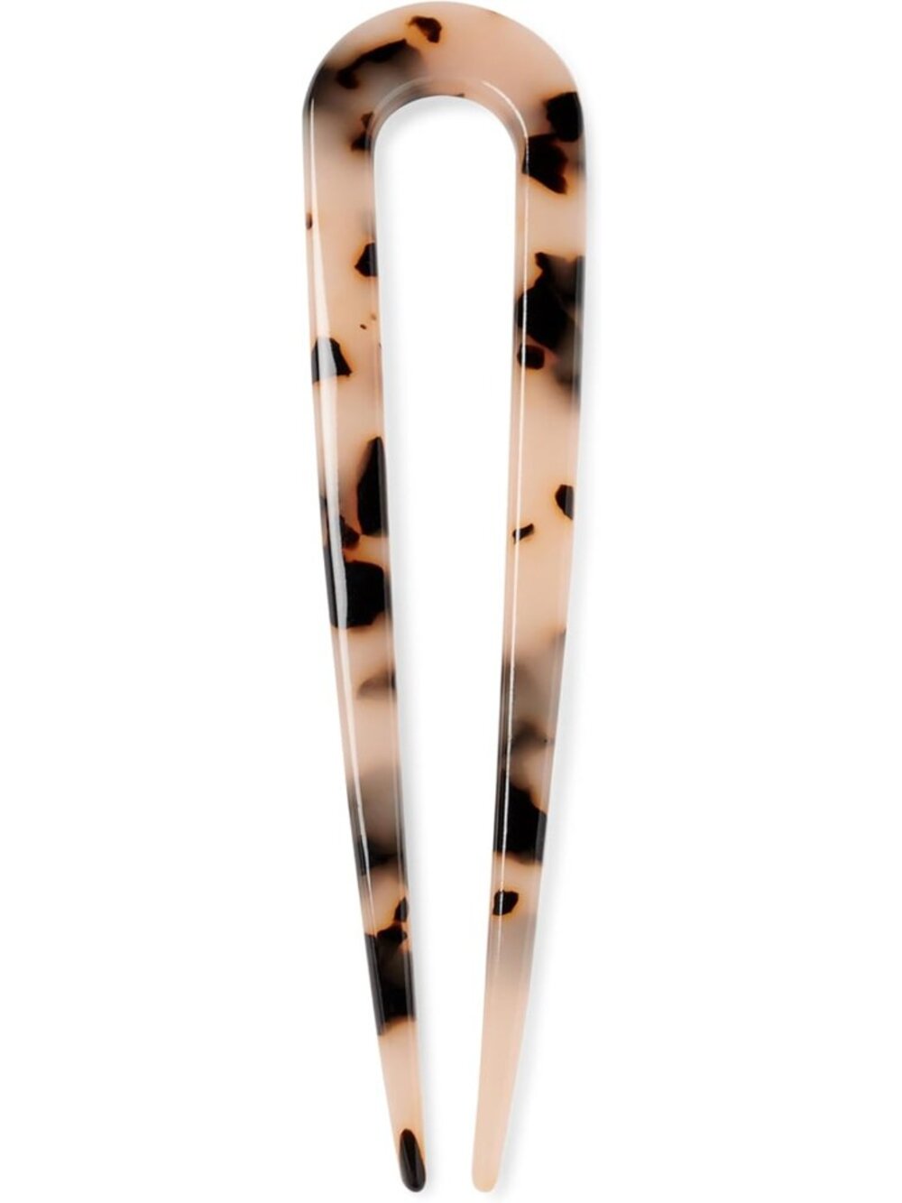 Elegant Tortoise Hair Pin for Buns & Updos, Lightweight French Chignon Accessory
